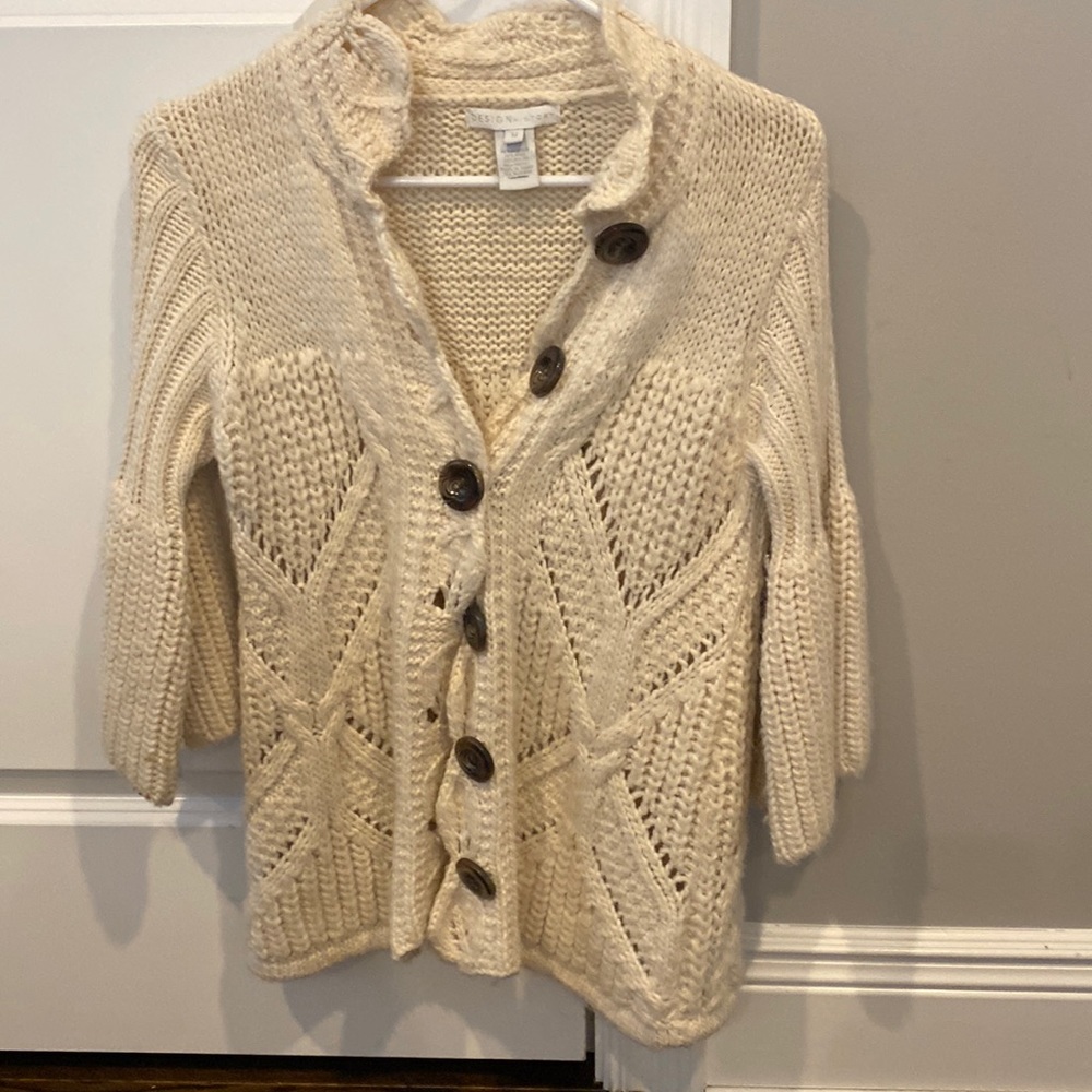 Design History wool blend cardigan
